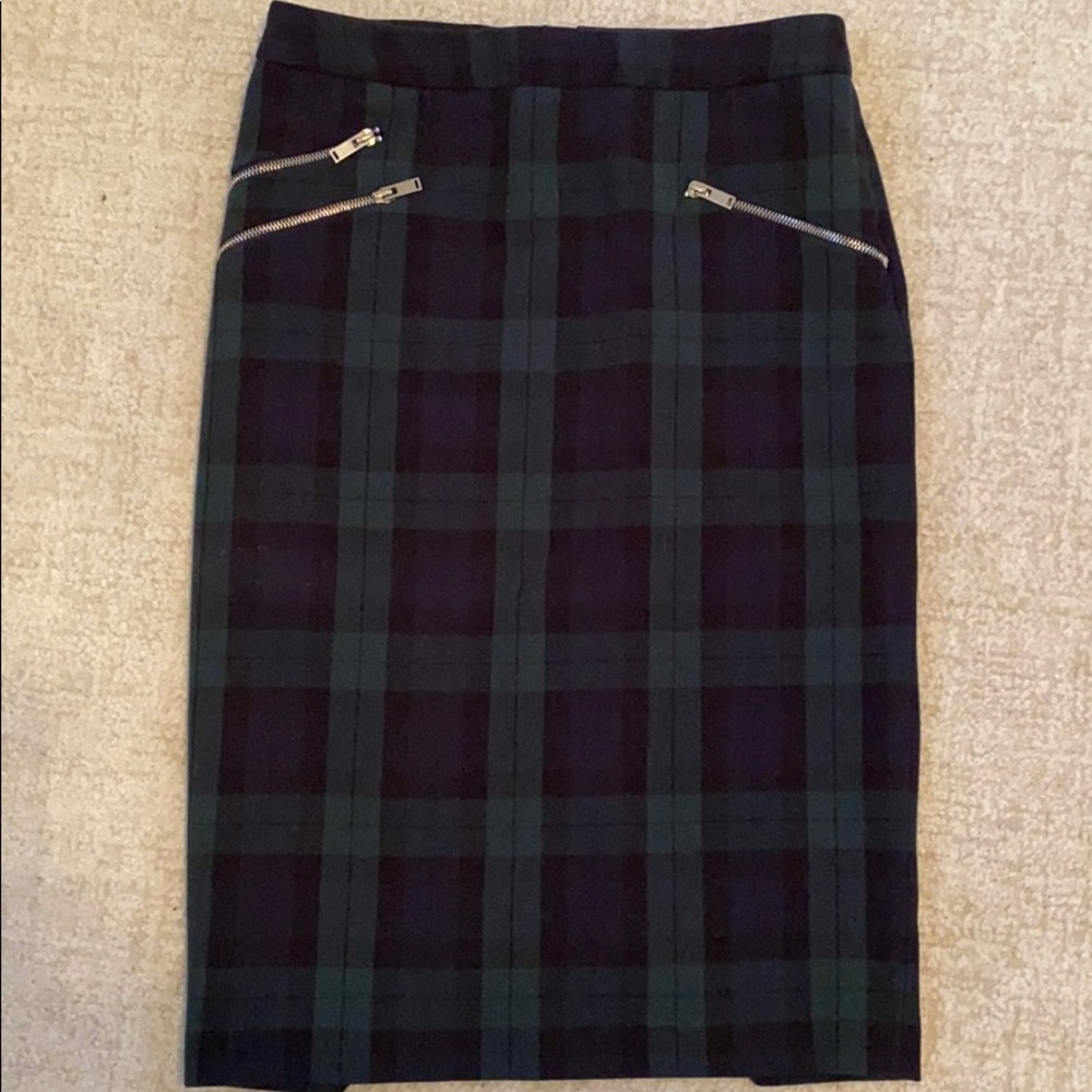Tartan Midi Skirt
